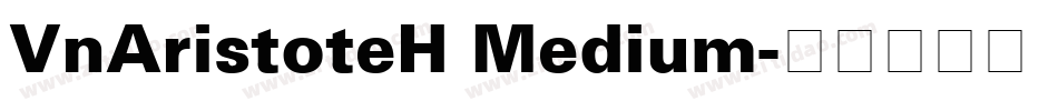 VnAristoteH Medium字体转换